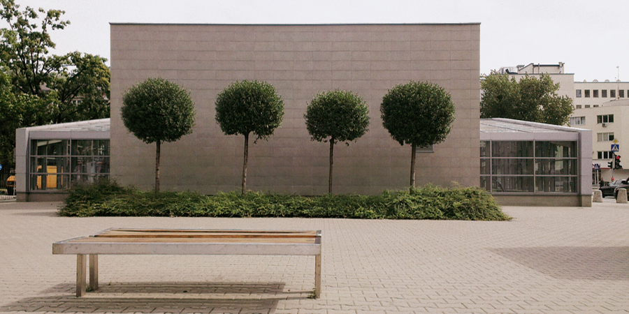 Projekt Wykonawczy Zieleni i Małej Architektury. Stacja metra ,,Stare Bielany”, 2007r. autor: Paweł Bartman, współpraca: Mateusz Brajczewski